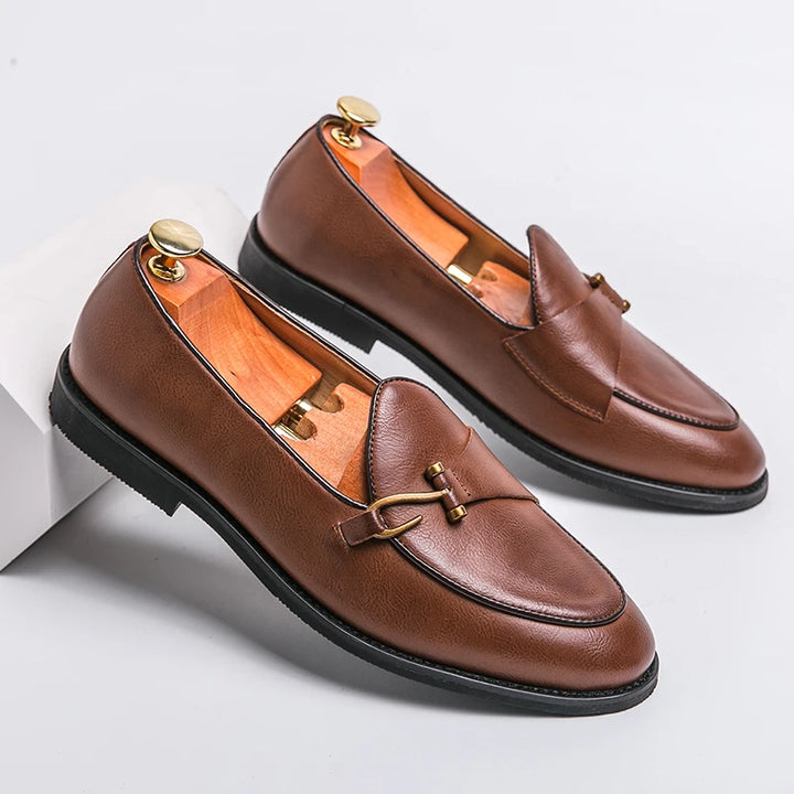 Marcello Slip On Leather Loafer