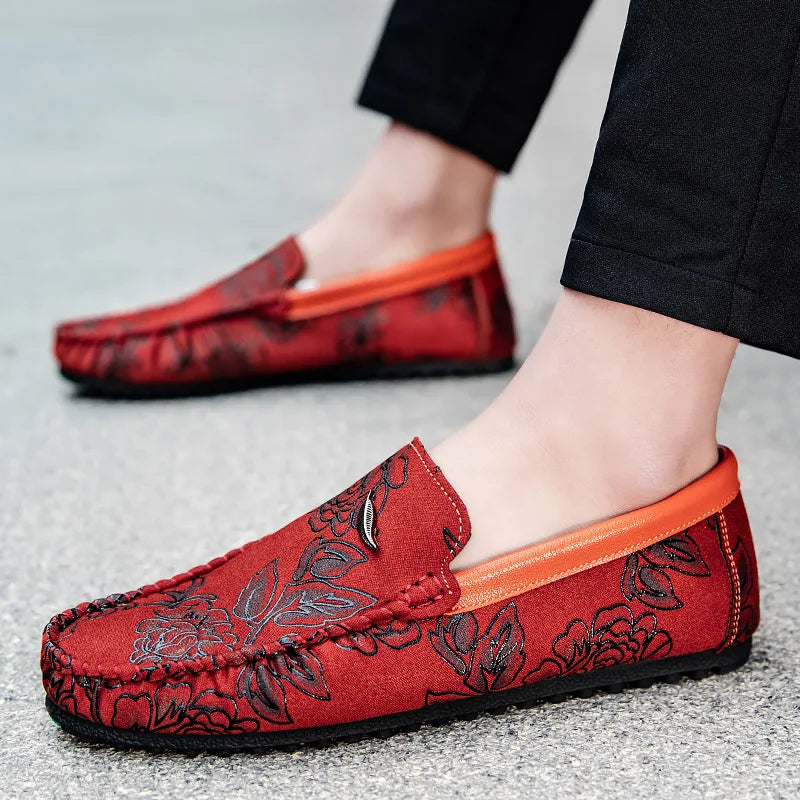 Vescovi Slip On Floral Loafer