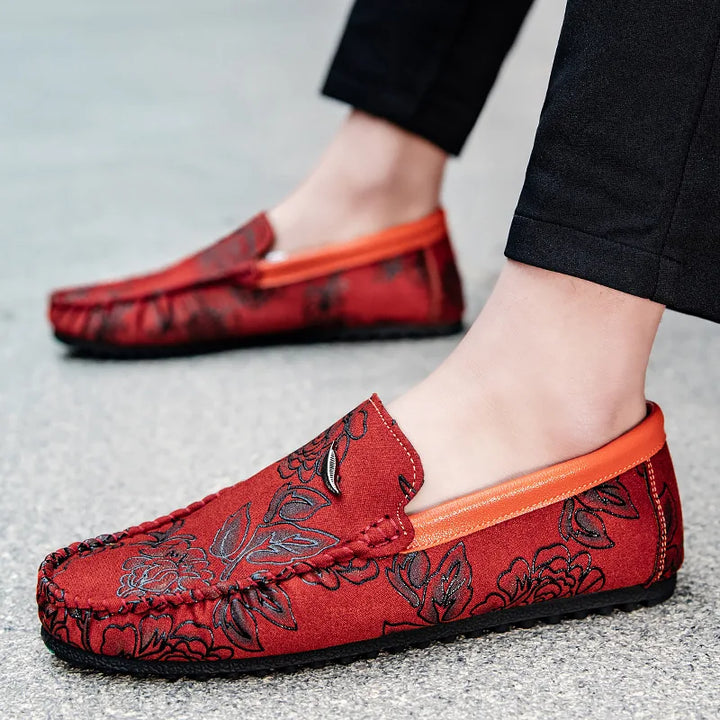 Vescovi Slip On Floral Loafer