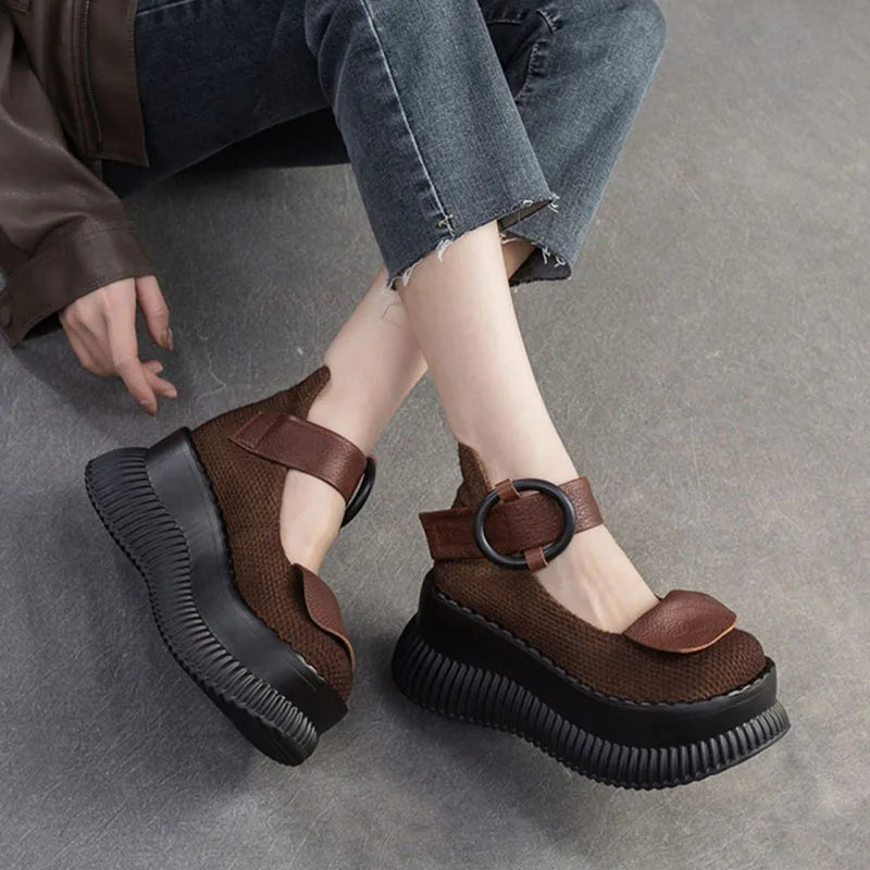 Celine Platform Strap Shoes