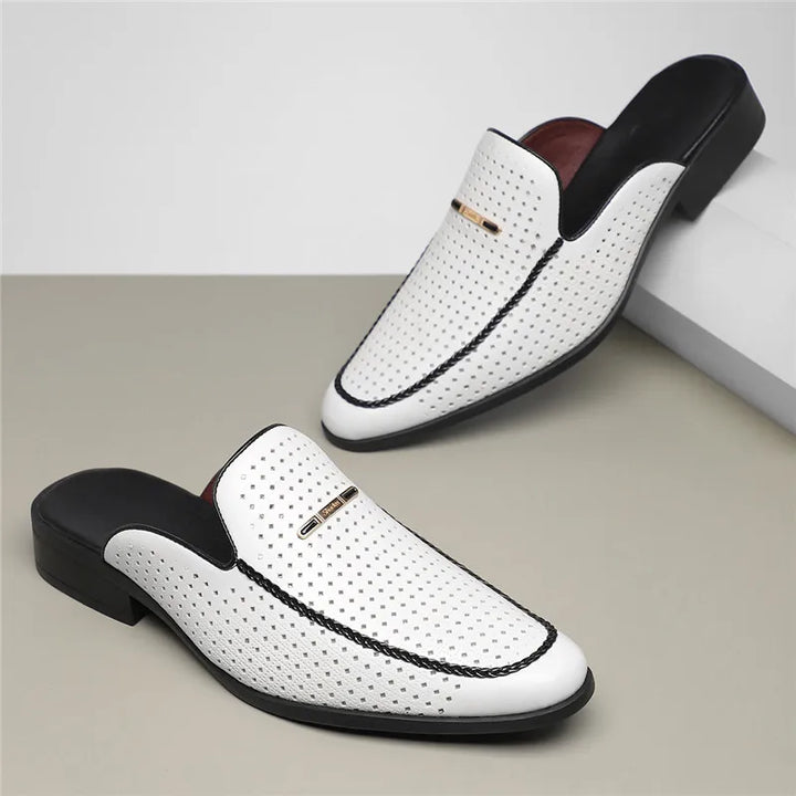 Marseille Perforated Mule Loafer
