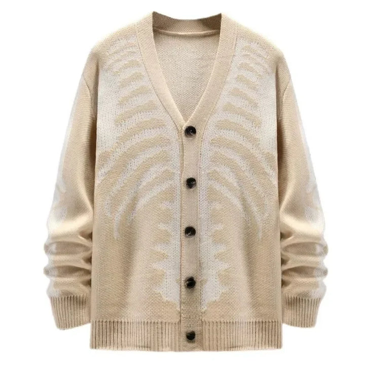 Skeletal Knit Cardigan