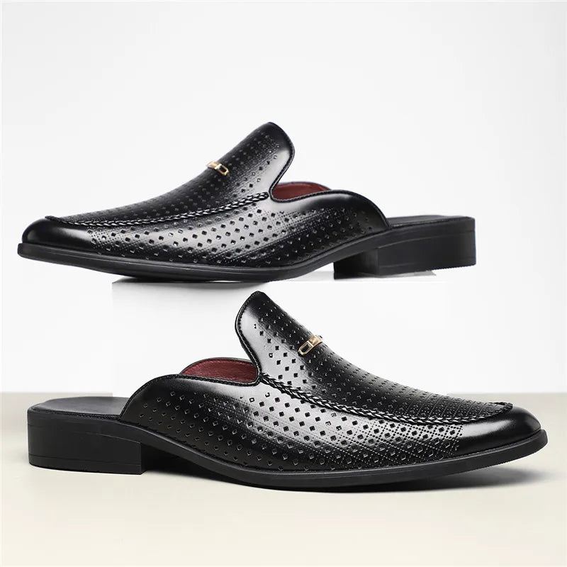 Marseille Perforated Mule Loafer