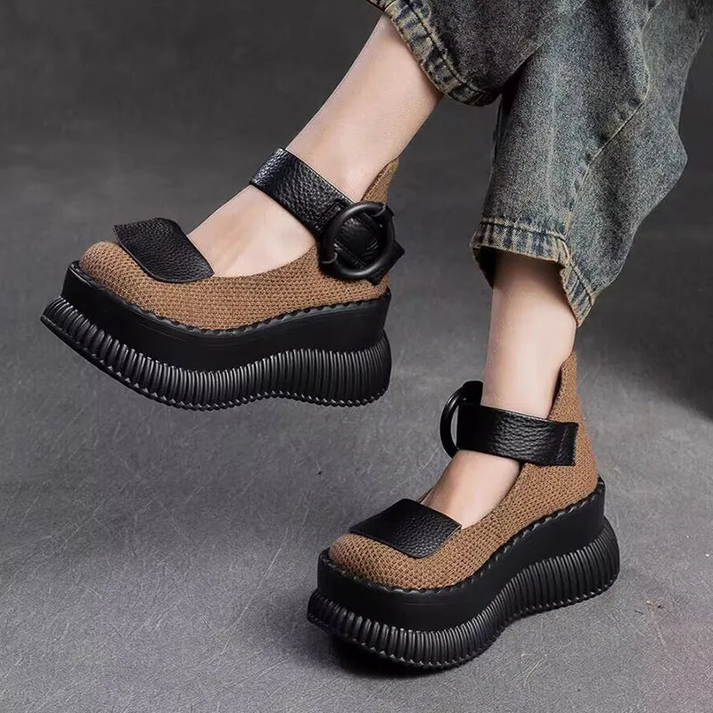 Celine Platform Strap Shoes