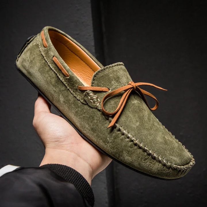 Hankins Suede Slip On Loafer