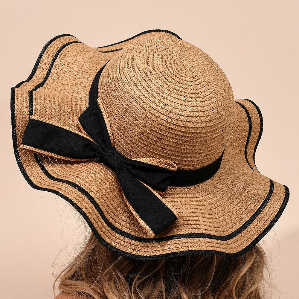 Irene Bow Tied Straw Hat
