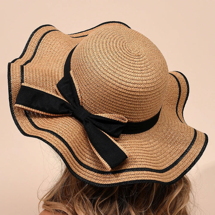 Irene Bow Tied Straw Hat