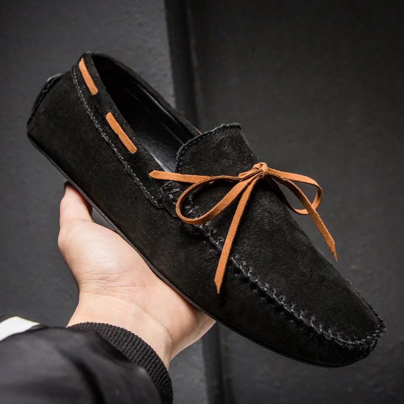 Hankins Suede Slip On Loafer