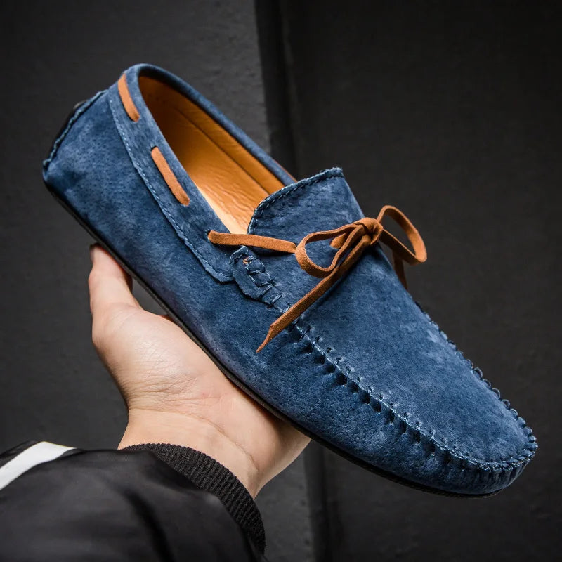 Hankins Suede Slip On Loafer
