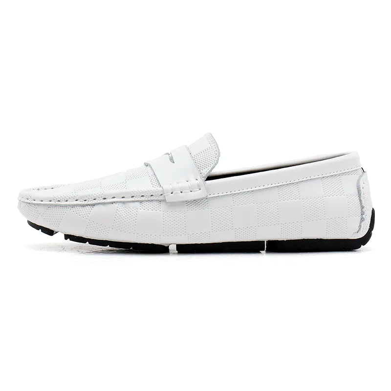 Verenzo Checkered Leather Loafer