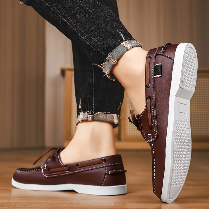 Levi Hudson Leather Boat Shoe