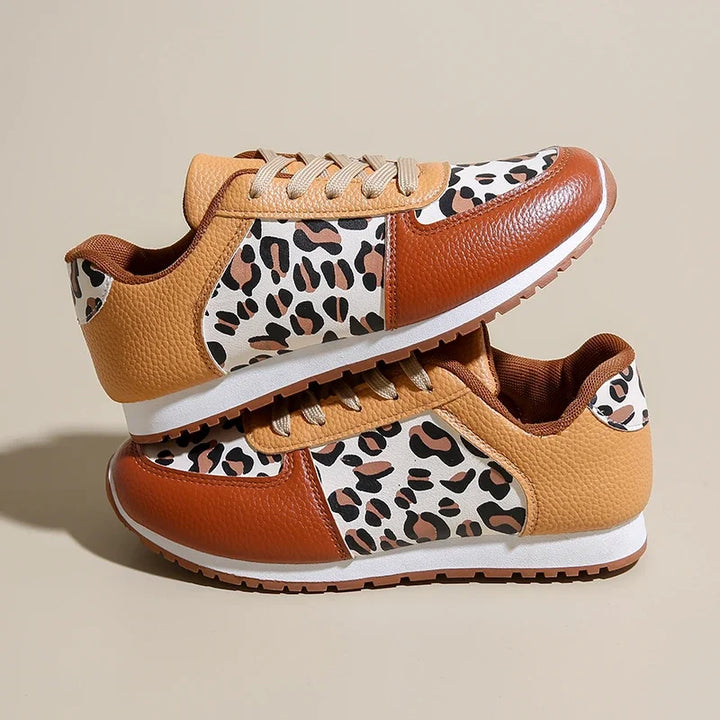 Calliope Leopard Panel Sneaker