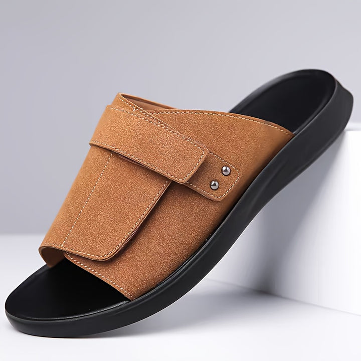 Gregorio Leather Slide