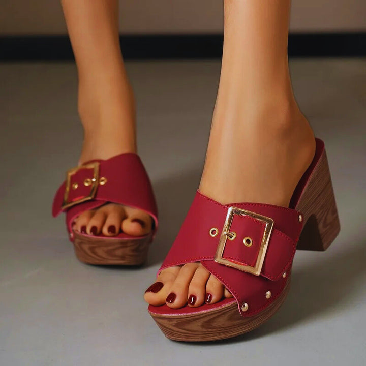 Krislyn Platform Heeled Sandal