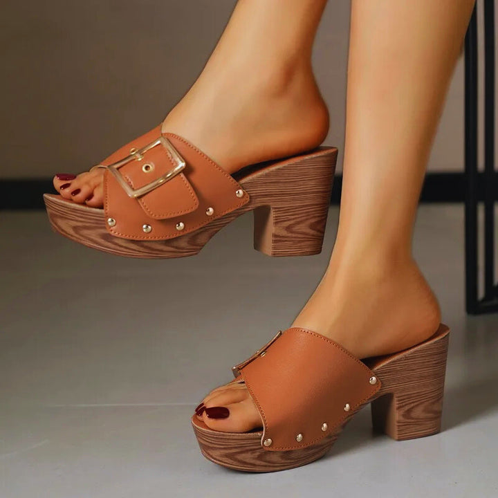 Krislyn Platform Heeled Sandal