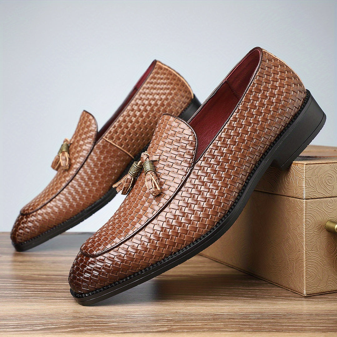 Santoro Leather Tassel Loafer