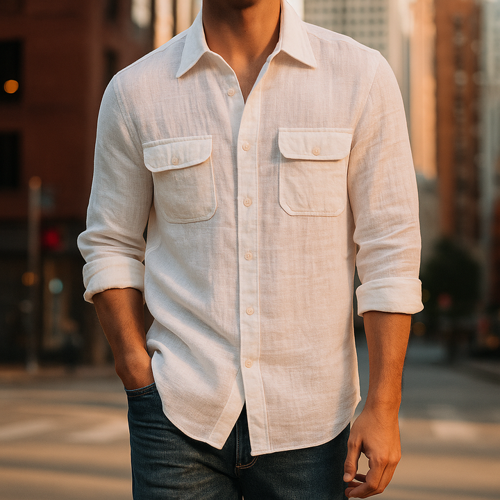 Washington - Cotton-Linen Shirt