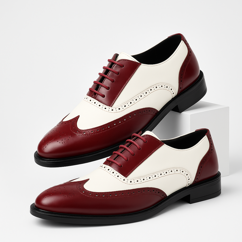 Randolph Two-Tone Oxford Shoe