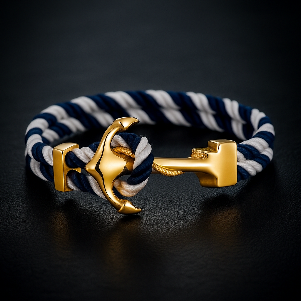 Anchor Down Rope Bracelet