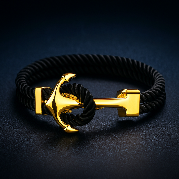 Anchor Down Rope Bracelet