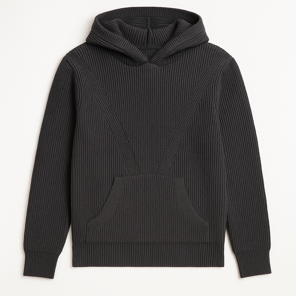 Marcel Ribbed Hoodie