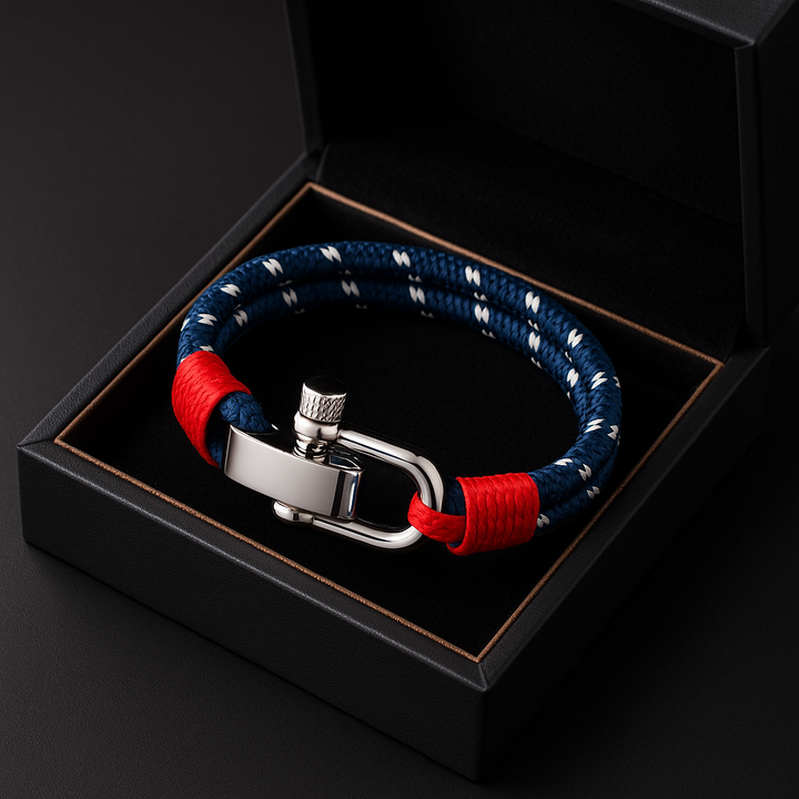 Helmsman Shackle Rope Bracelet