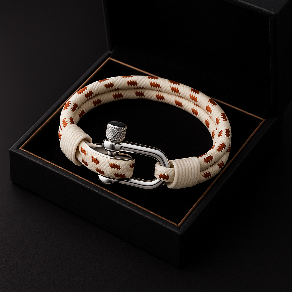 Helmsman Shackle Rope Bracelet