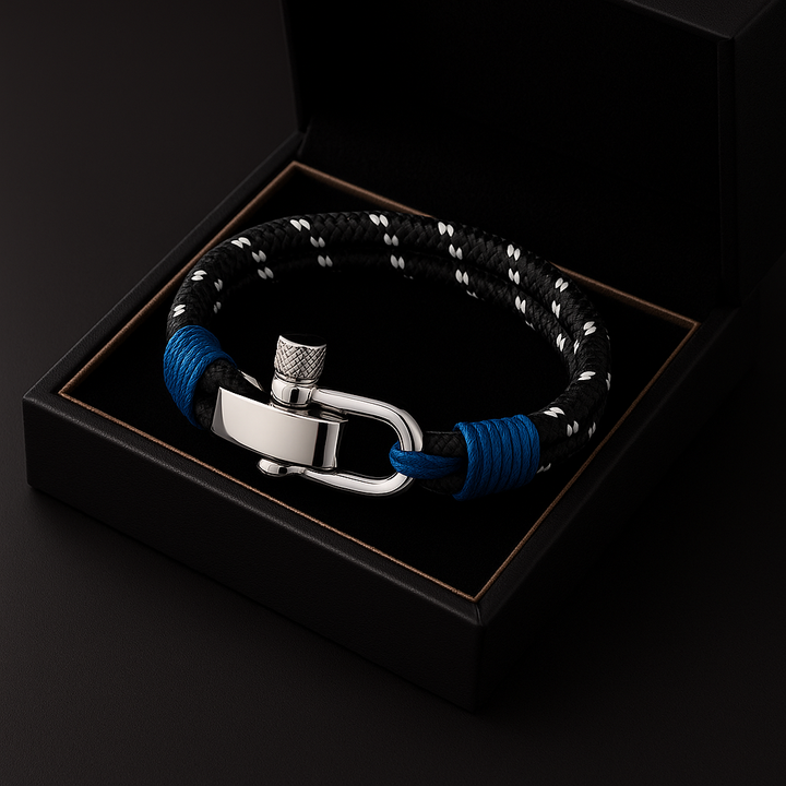 Helmsman Shackle Rope Bracelet