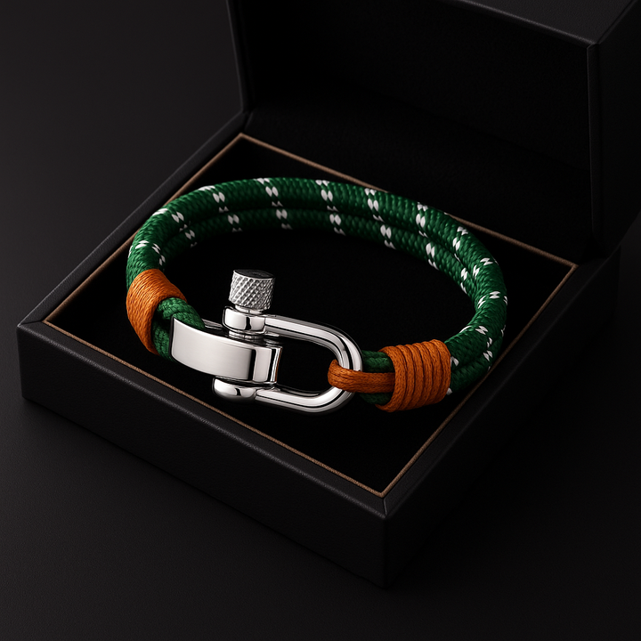 Helmsman Shackle Rope Bracelet