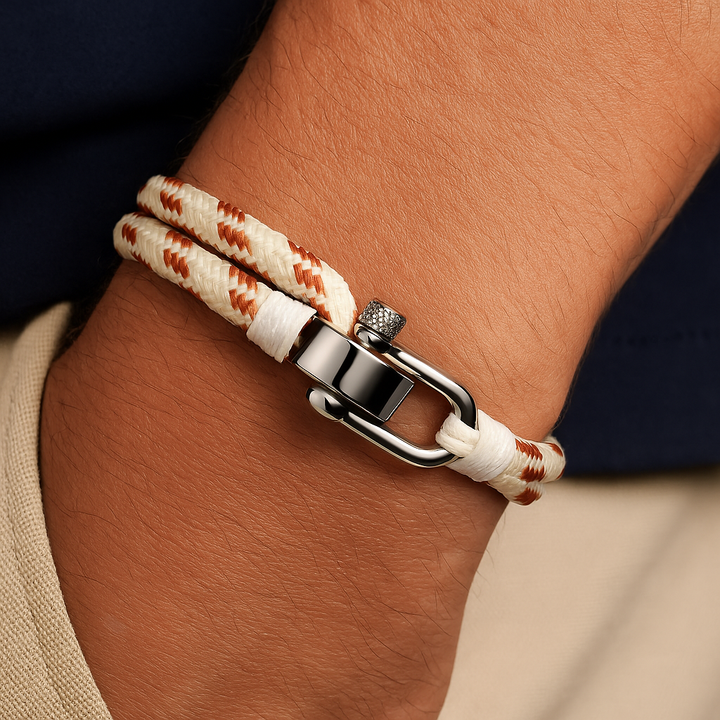 Helmsman Shackle Rope Bracelet