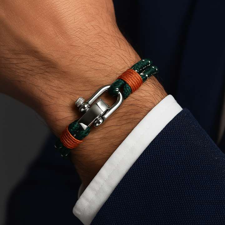 Helmsman Shackle Rope Bracelet