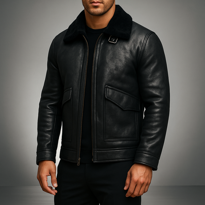 Fontana Suede Aviator Jacket