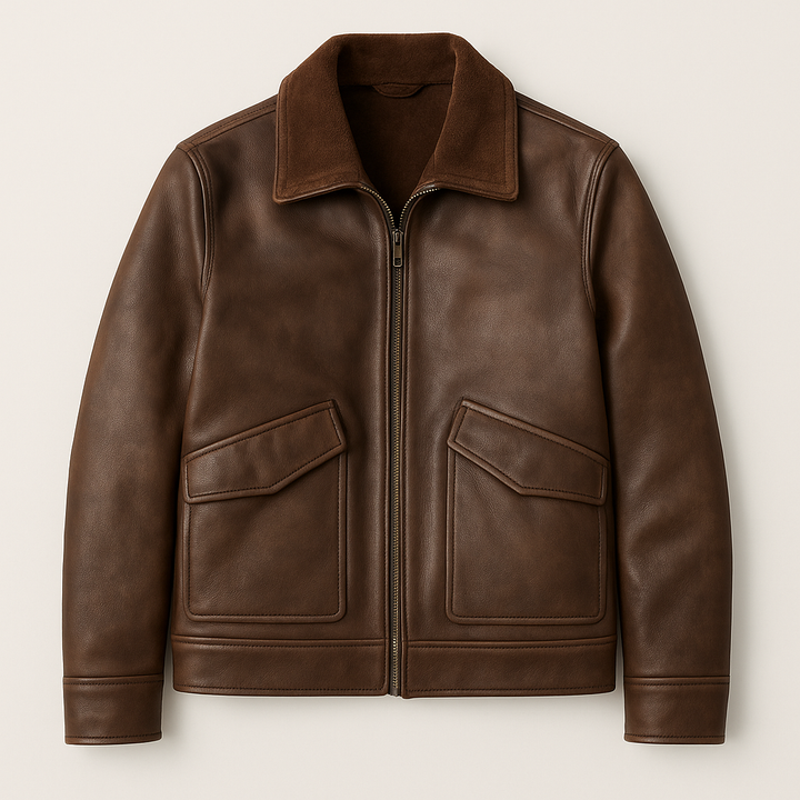 Fontana Suede Aviator Jacket