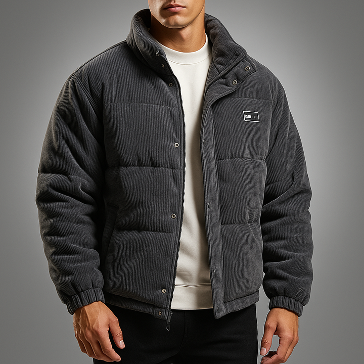 Galliano Corduroy Puffer Jacket