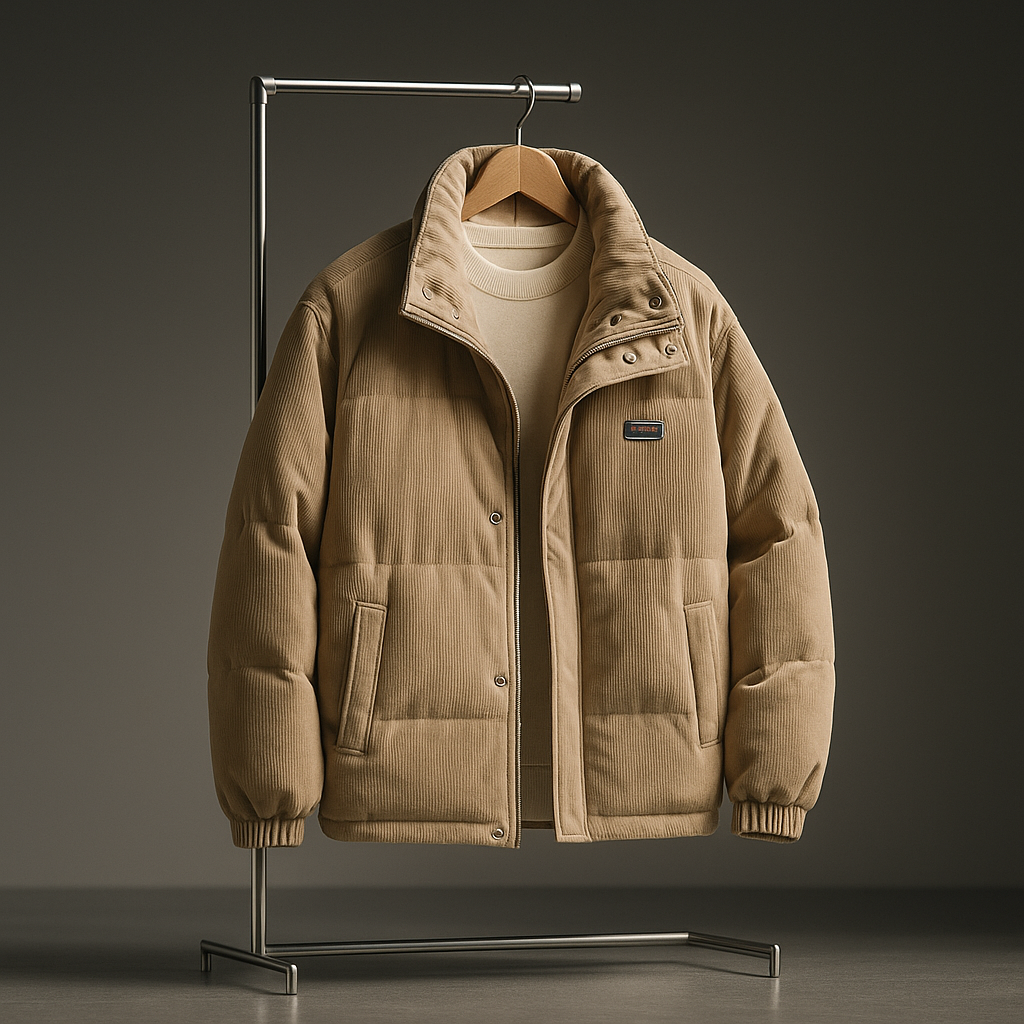 Galliano Corduroy Puffer Jacket