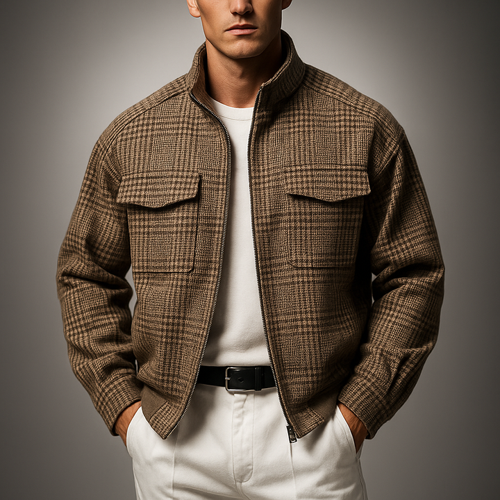 Maximilian Houndstooth Jacket