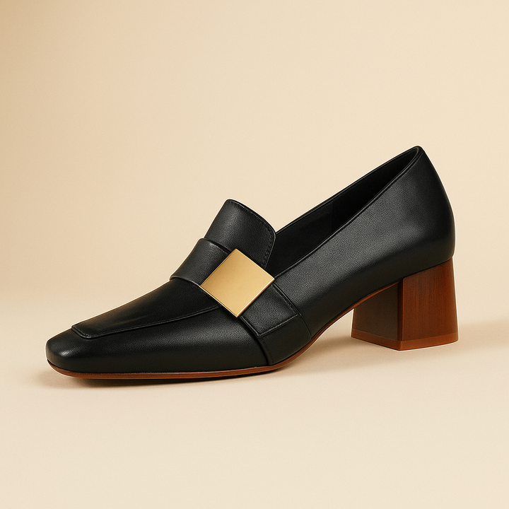 Milan Block Heel Pumps