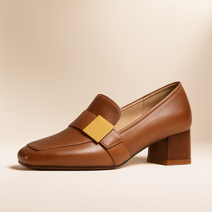 Milan Block Heel Pumps