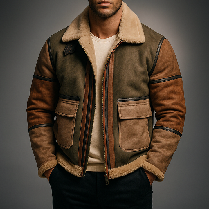 Martin Mitchell Leather Bomber