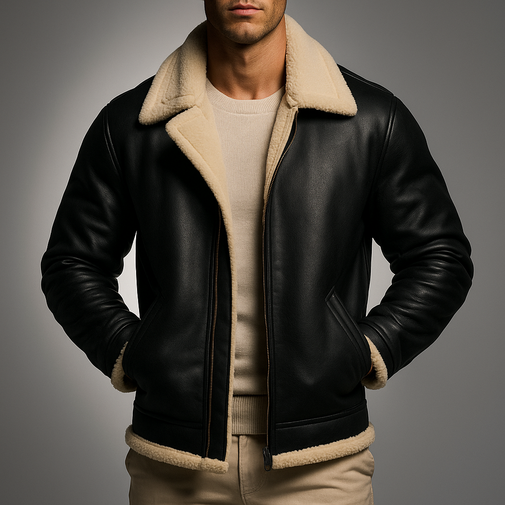 Martin Mitchell Leather Bomber