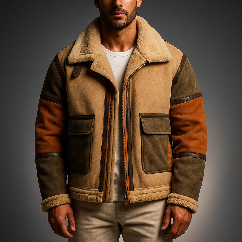 Martin Mitchell Leather Bomber
