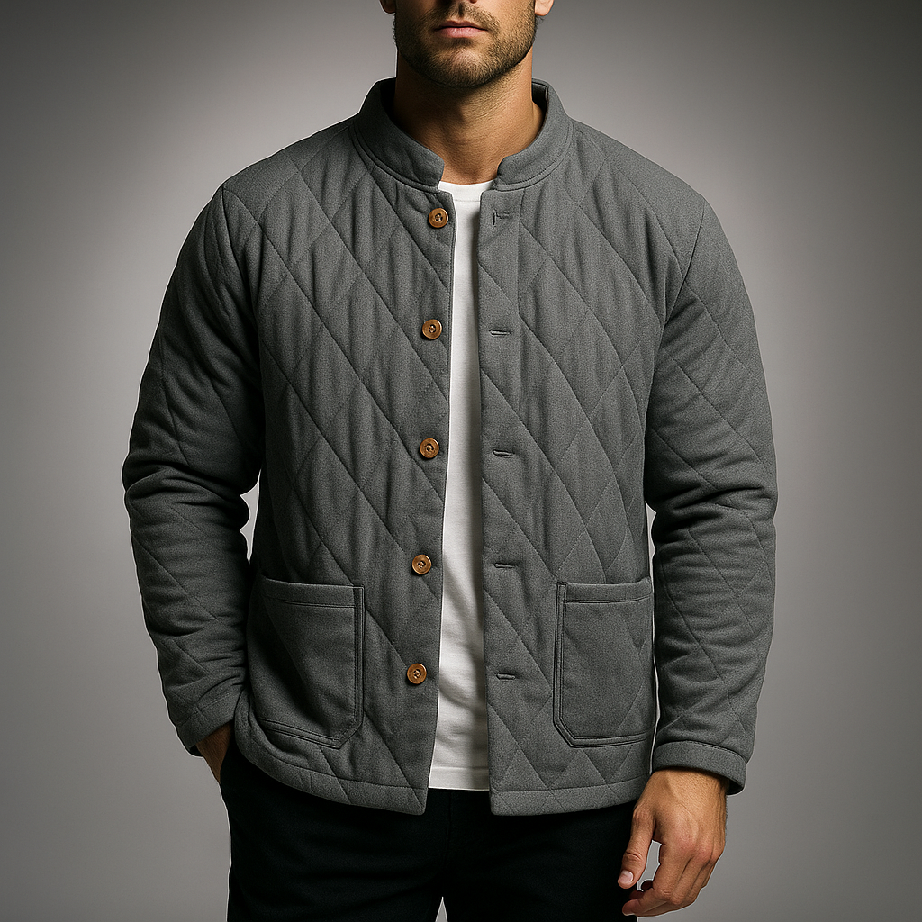 Cassian Diamond Stitched Jacket