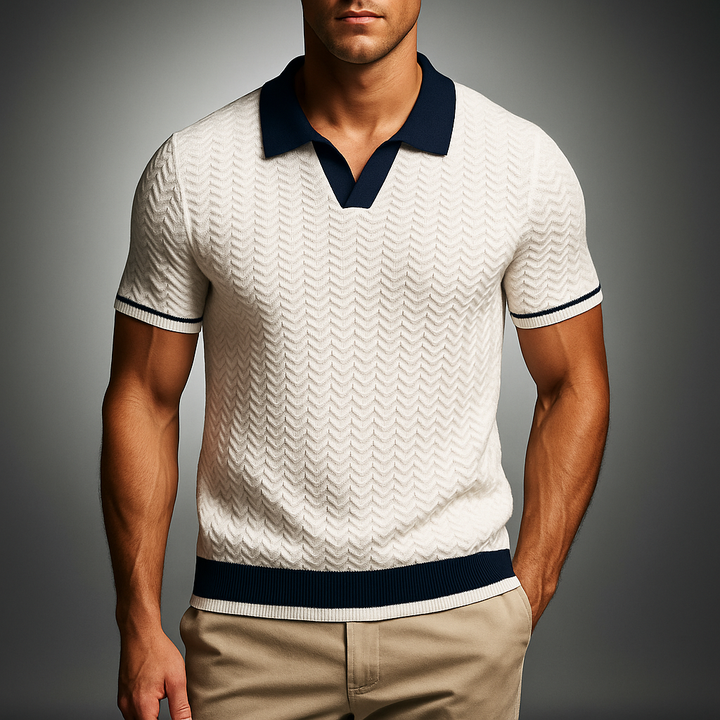 De Luca Weave Polo Shirt