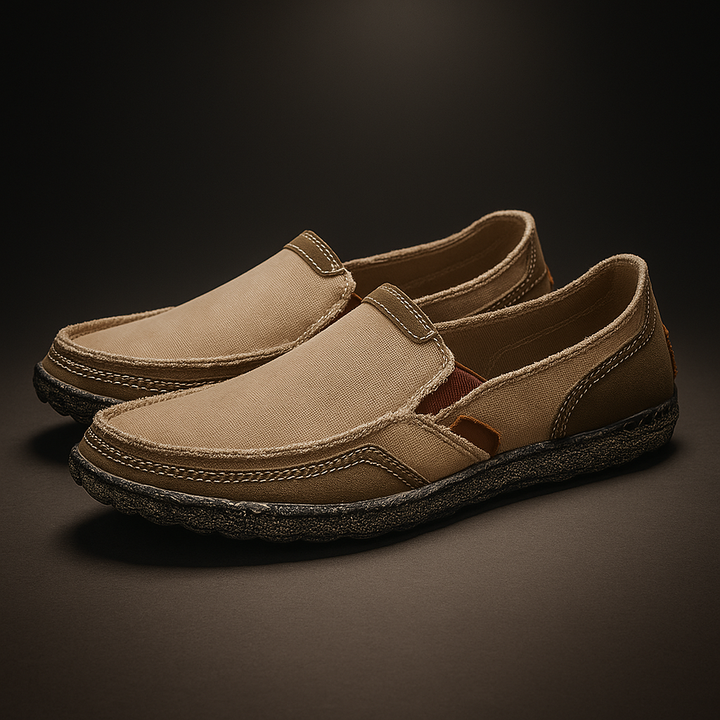 Clifton Retro Canvas Loafer