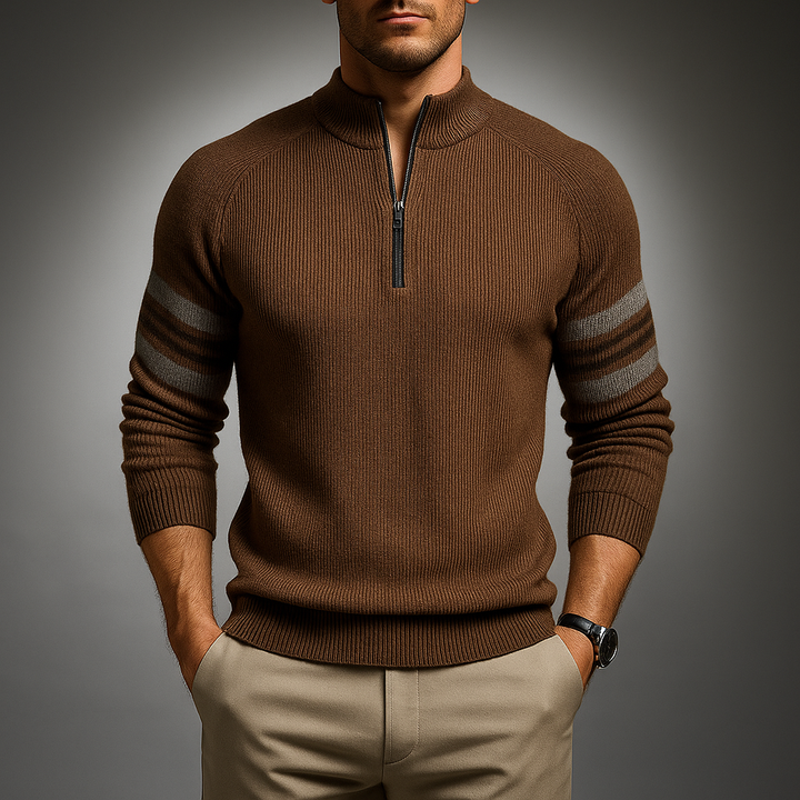 Brentley Quarter Zip Sweater