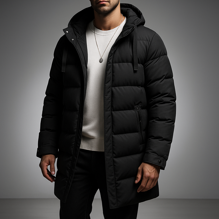 Caprera Hooded Longline Down Coat