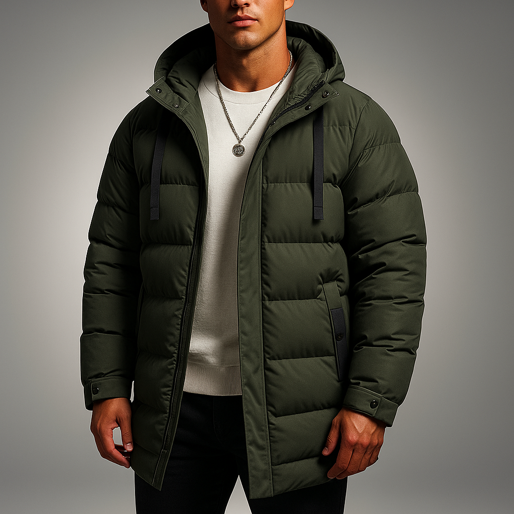 Caprera Hooded Longline Down Coat