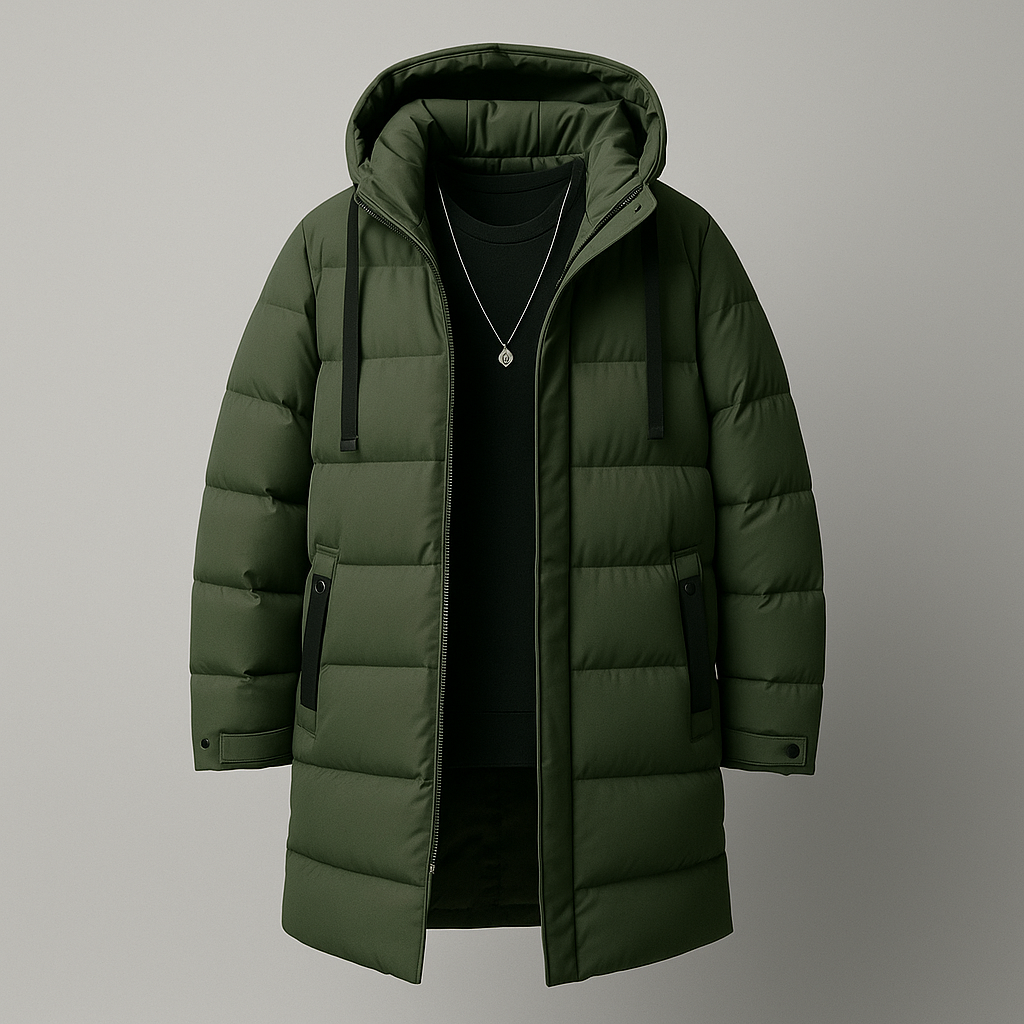 Caprera Hooded Longline Down Coat