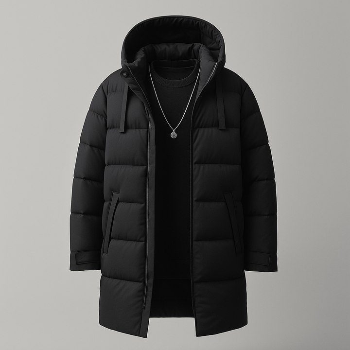 Caprera Hooded Longline Down Coat