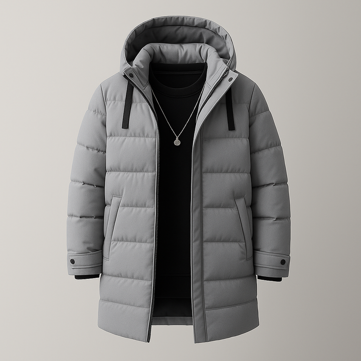 Caprera Hooded Longline Down Coat